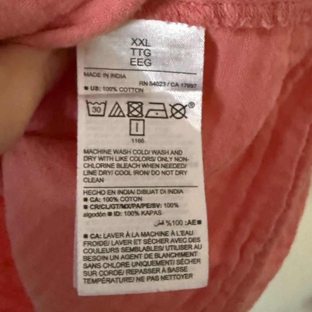 {Old Navy}-Size XXL-Flutter-Sleeve V-Neck Swing Blouse in Coho Salmon - Picture 3 of 4